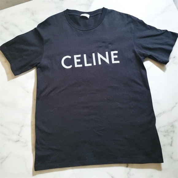 Celine Black T-Shirt - Picture 2 of 7